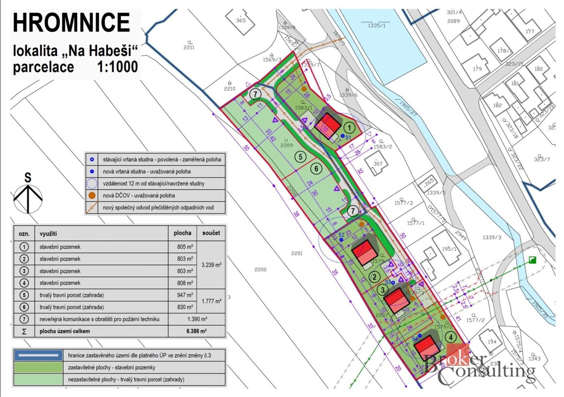 Prodej pozemek pro bydlení - Hromnice, 801 m² - 5