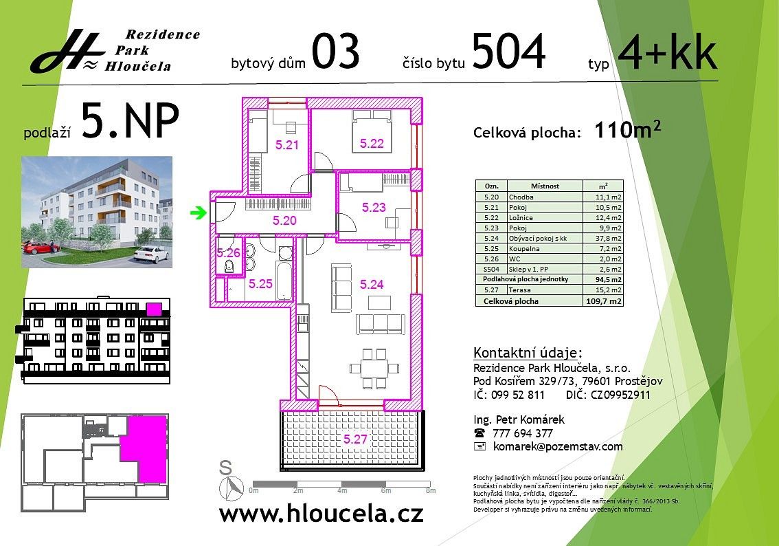 Prodej byt 4+kk - Olomouc, Olomoucký kraj, 94,5 m² - 5