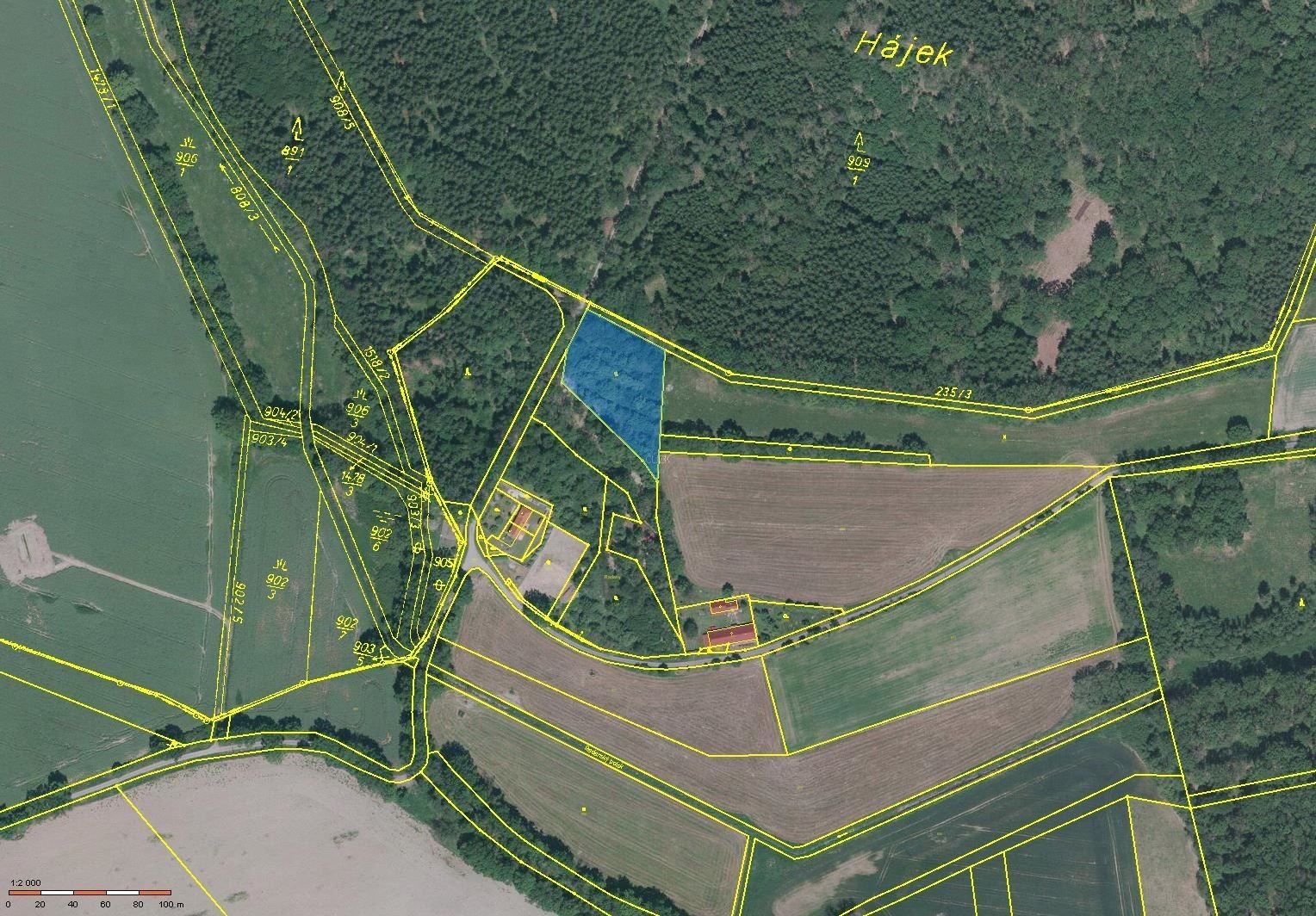 Prodej zemědělský pozemek - Kloub, Pohorovice, 3 765 m²