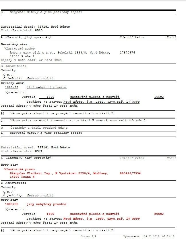 Pronájem ostatní - Praha, 120 00