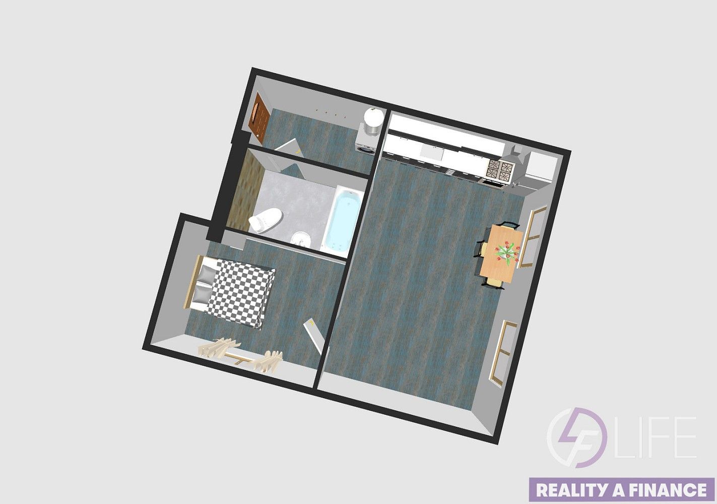 Byt 2+kk · 52 m² · Nádražní, Hostinné, okres Trutnov - 3
