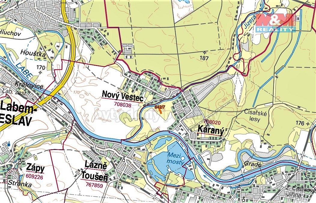 Prodej zemědělský pozemek - Káraný, okres Praha-východ, Středočeský kraj - 5