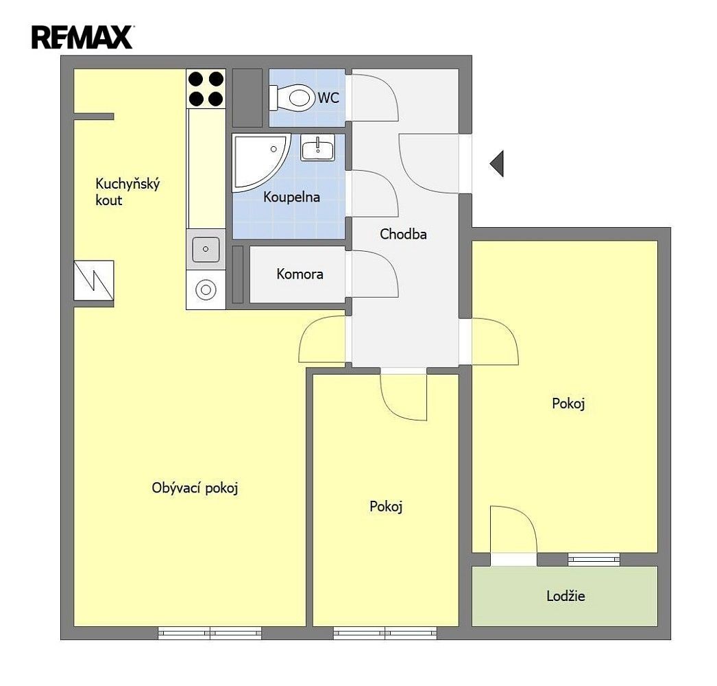 Byt 3+kk · 64 m² · Jažlovická, Praha 4 - Chodov - 3