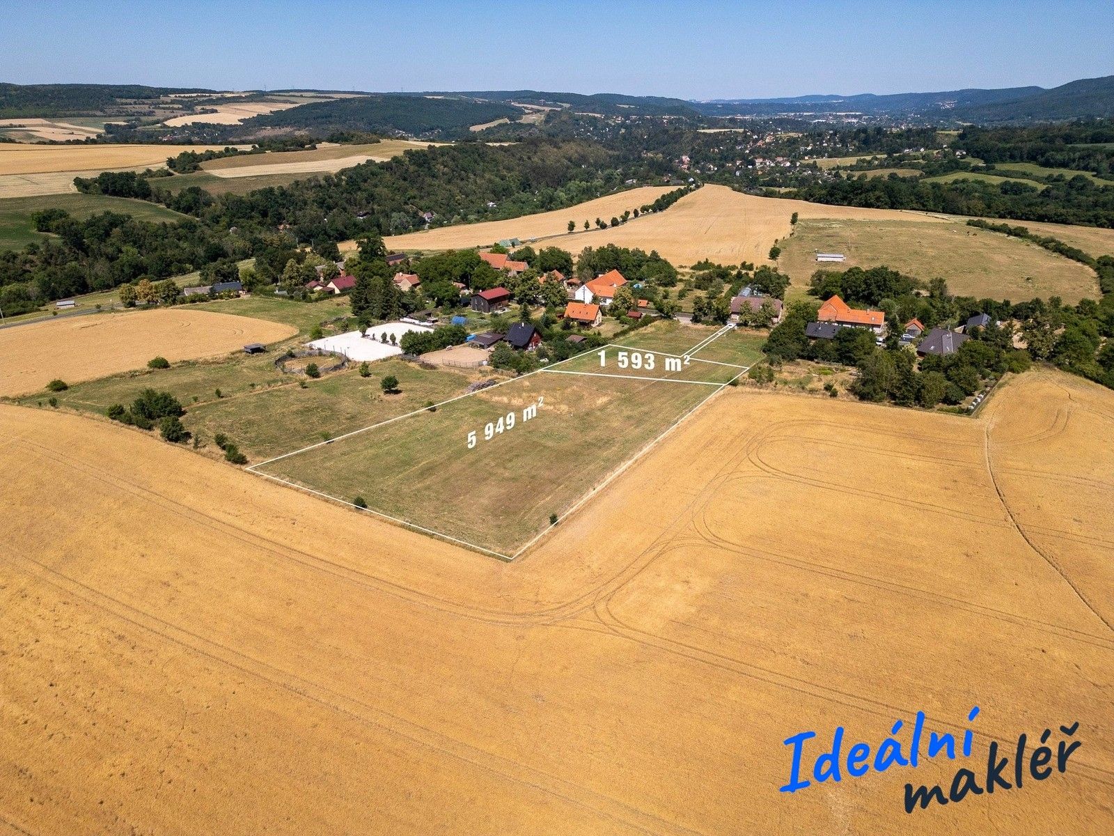 Pozemky pro bydlení, Svinaře, 7 542 m² - 1