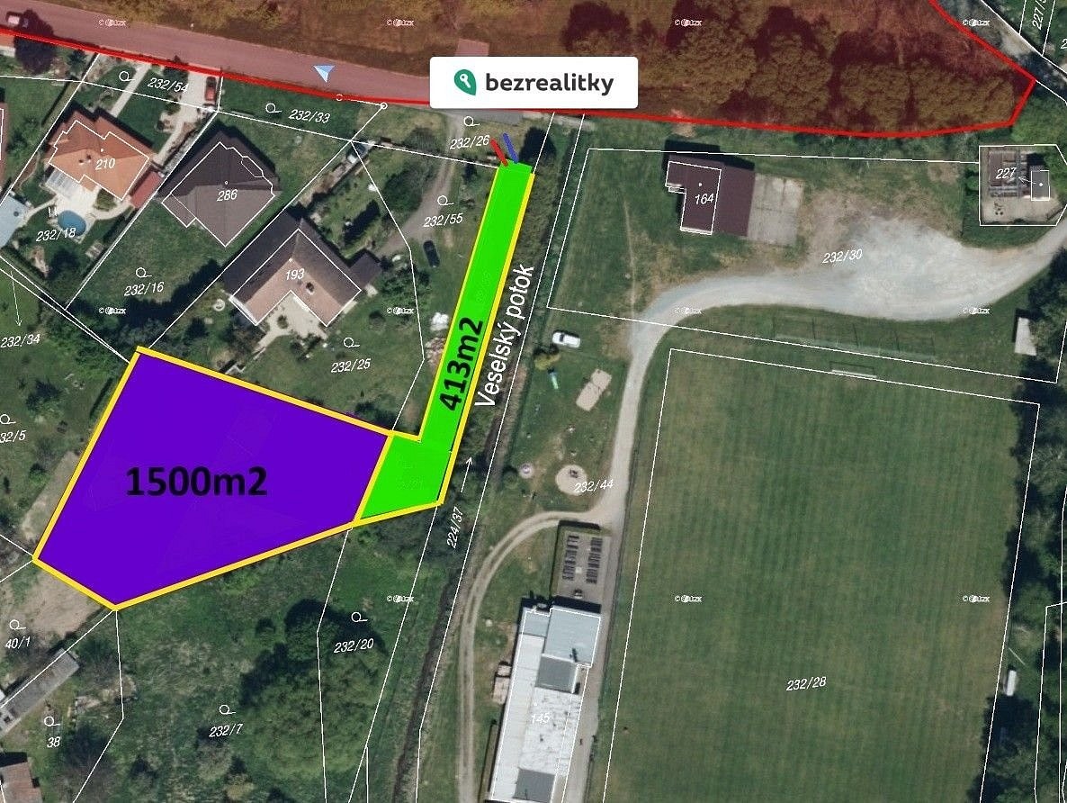 Pozemek pro bydlení, 1 913 m²