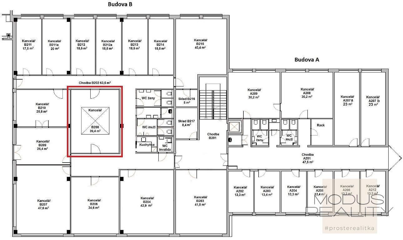 Kancelář · 38 m² · Praha - Kunratice, okres Praha 4, Hlavní město Praha - 3