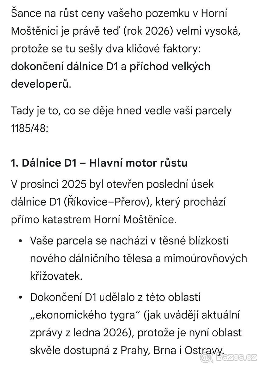 Pozemek pro bydlení · Olomouc, 783 01 - 3