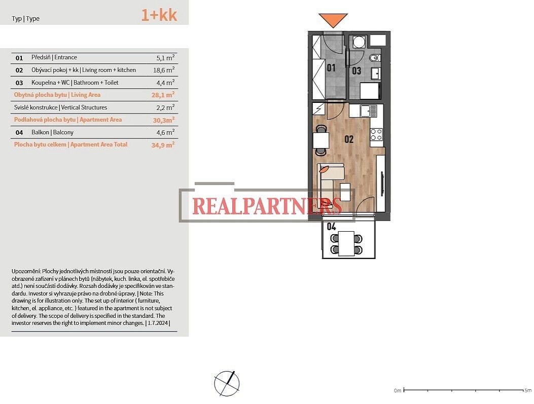 1+kk, Praha - Záběhlice, okres Praha 4, Hlavní město Praha, 35 m² - 2
