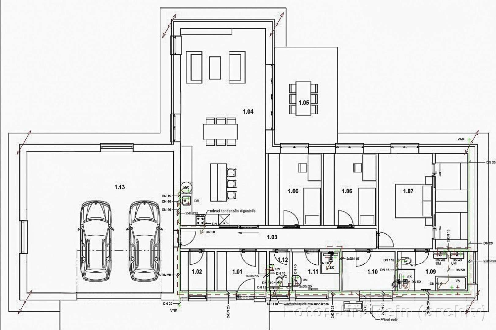 Prodej rodinný dům - Domousnice, 211 m² - 5