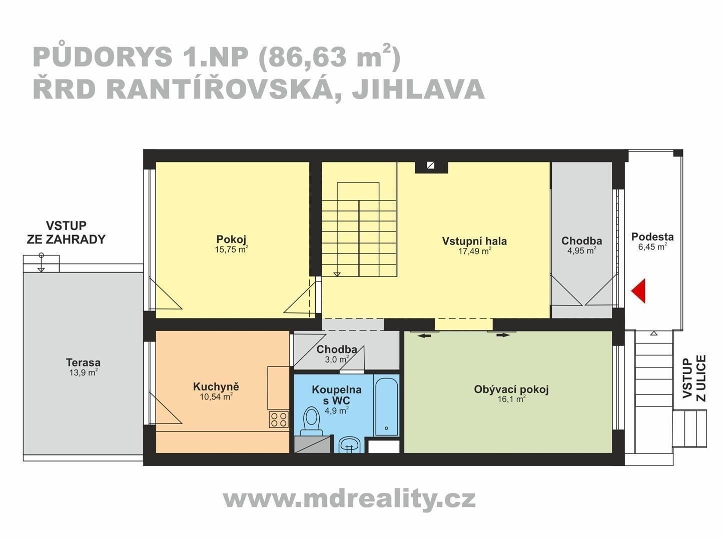 Prodej rodinný dům - Rantířovská, Jihlava, 245 m²