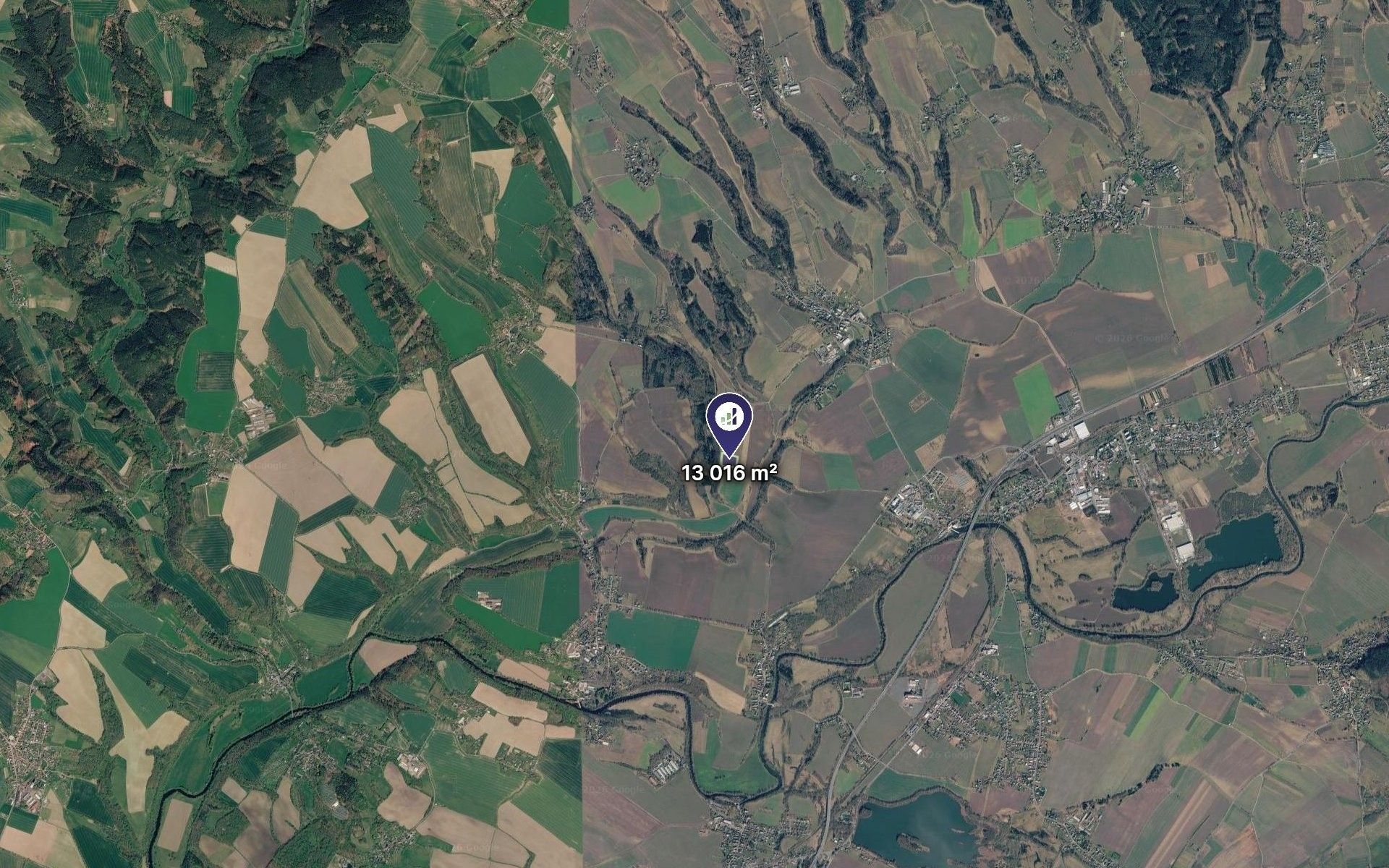 Zemědělské pozemky, Loukov, 13 016 m² - 2