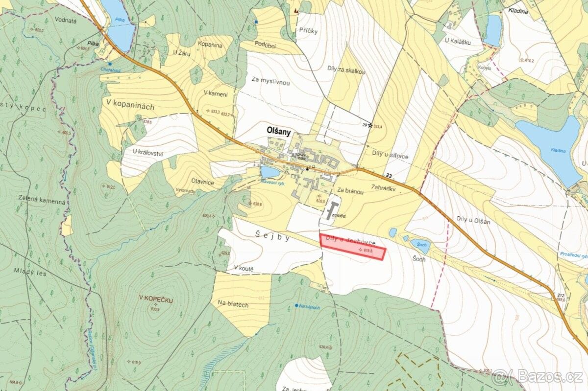 Prodej pozemek pro bydlení - Telč, 588 56