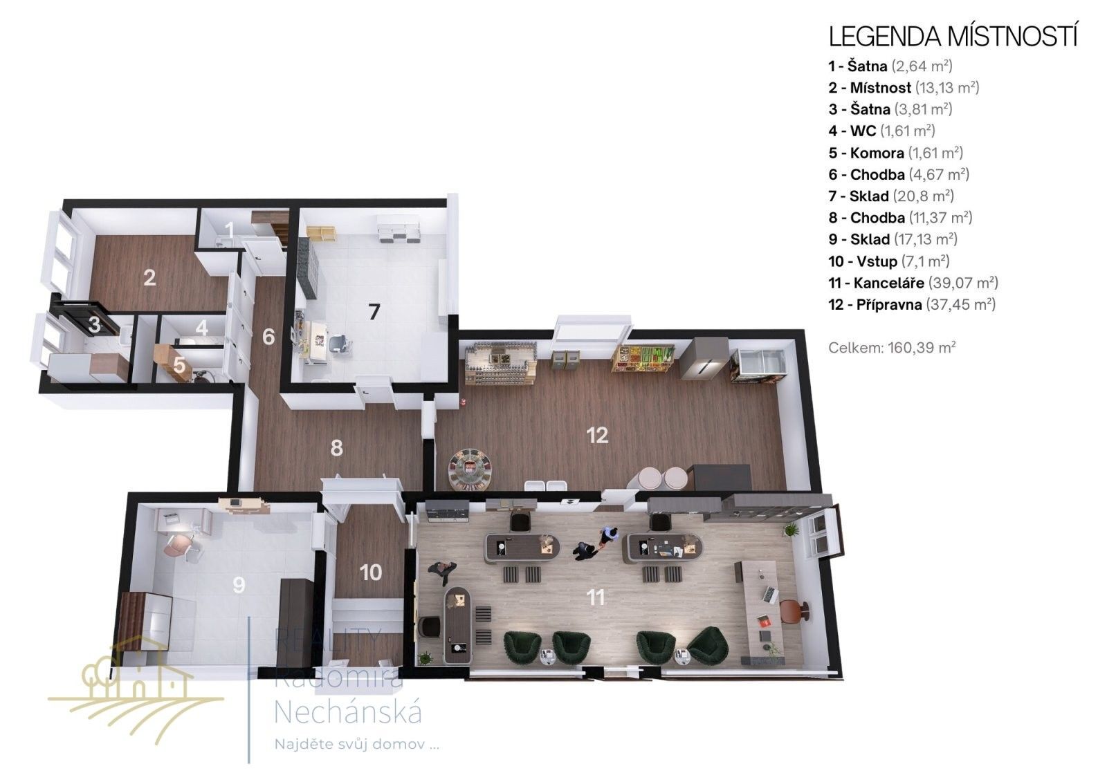 Pronájem obchodní prostory - F. F. Procházky, Nová Paka, 183 m²