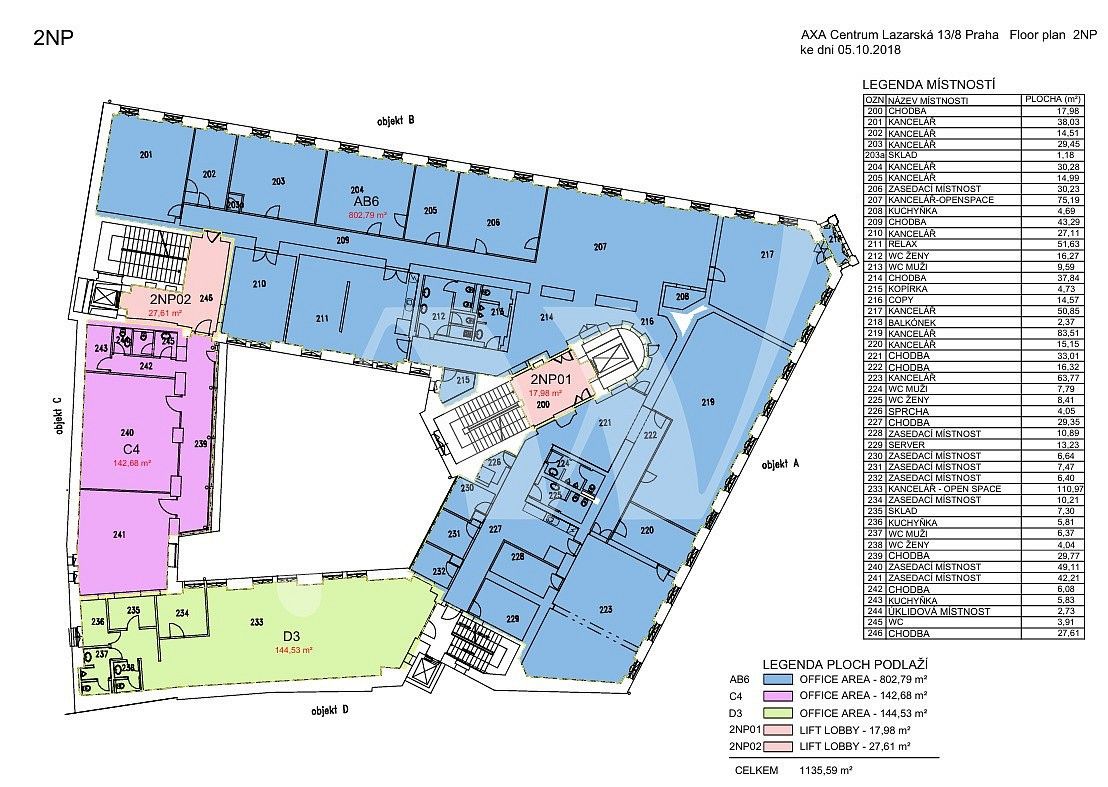 Kancelář · 144 m² · Praha - Nové Město, okres Praha 2, Hlavní město Praha - 3