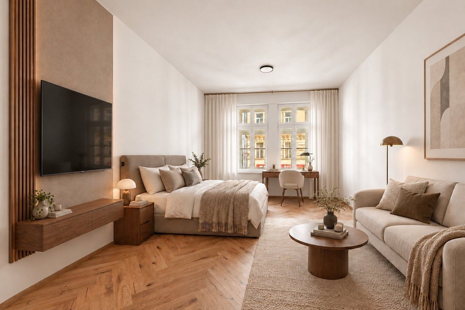 Prodej byt 1+1 - Bělehradská, Praha 2 - Vinohrady, 41 m² - 1