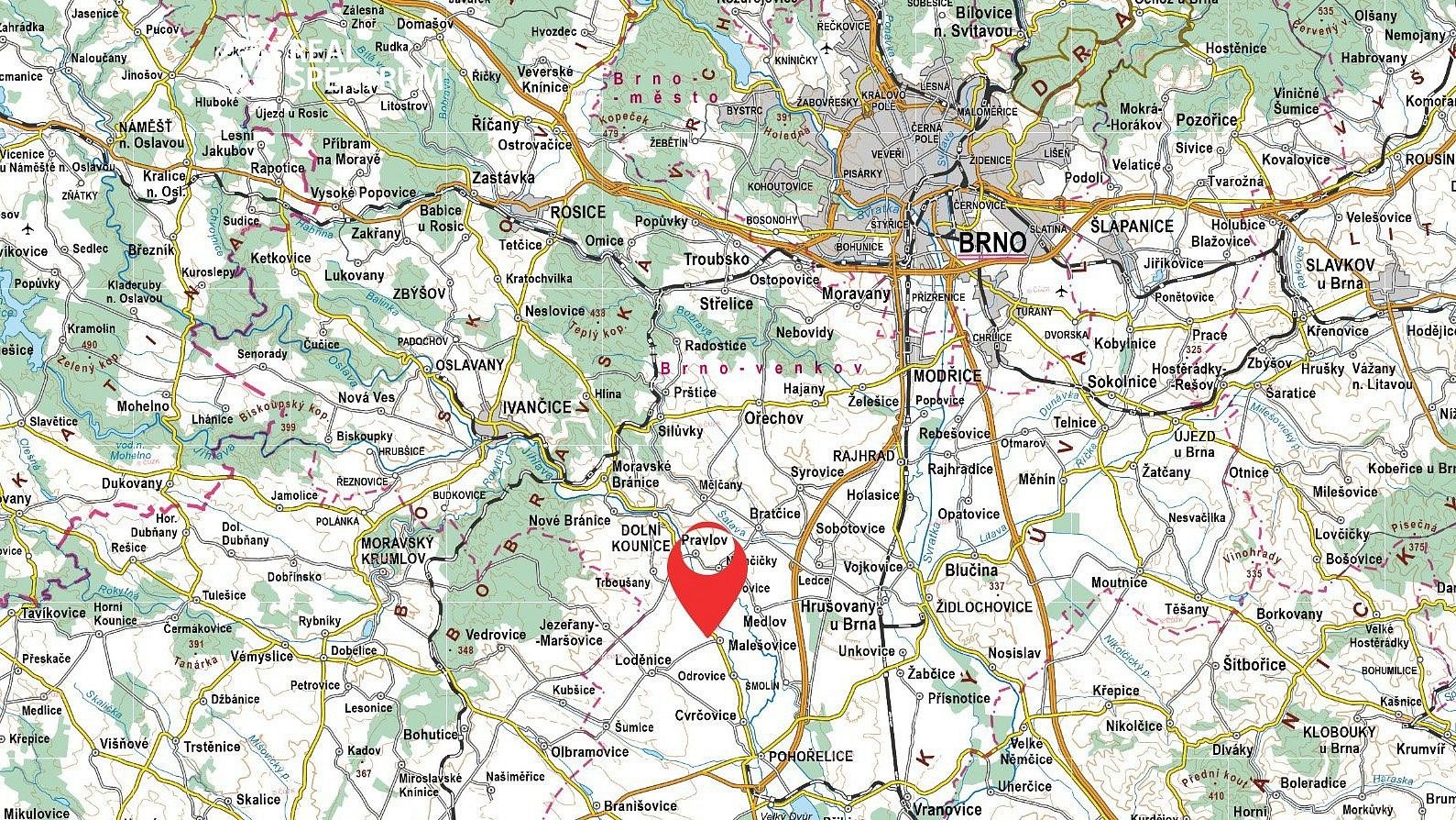 Komerční pozemky, Malešovice, okres Brno-venkov - 2