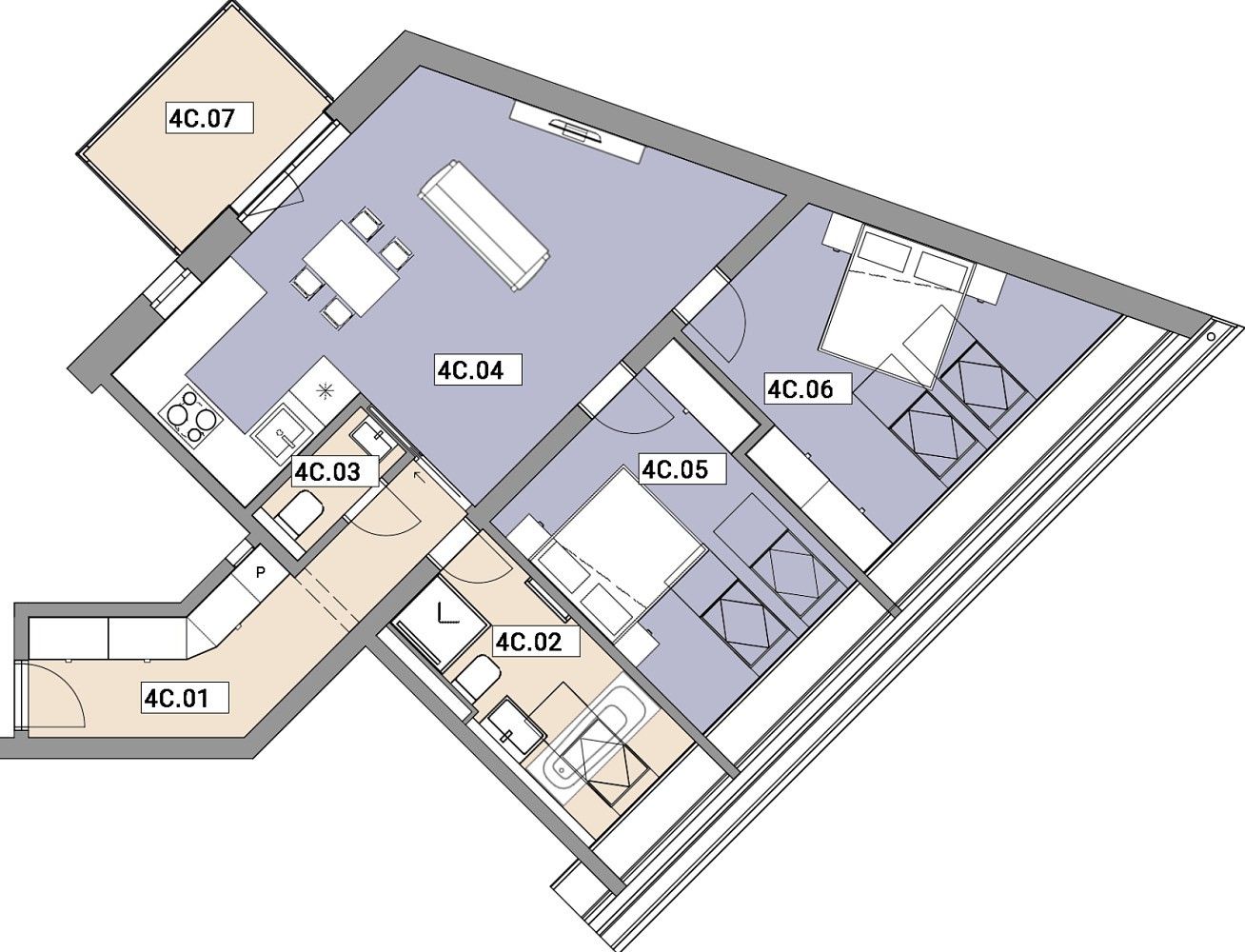 3+kk, Elišky Přemyslovny, Praha 5 - Zbraslav, 79 m² - 2