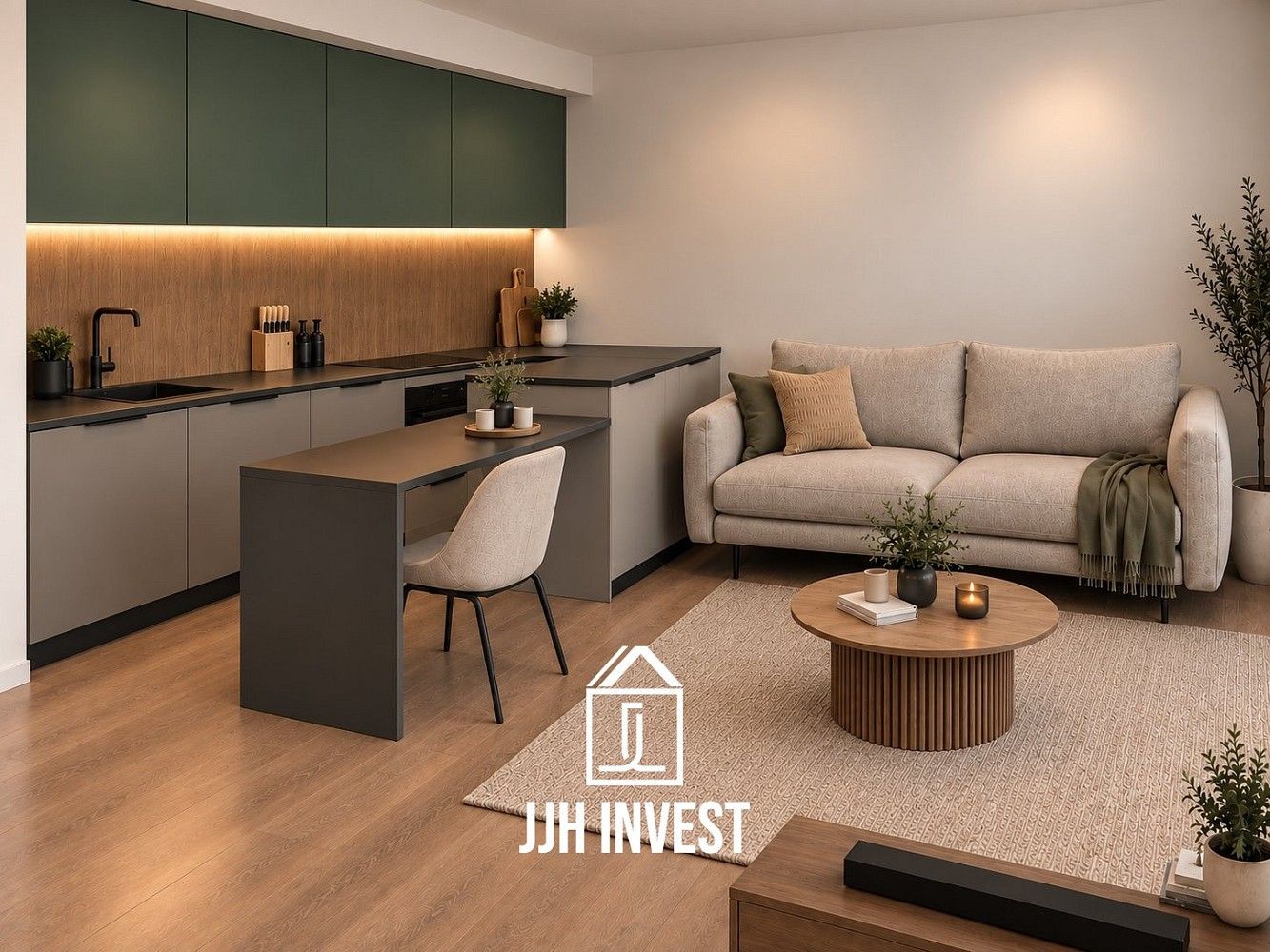 2+kk, Jeseniova, Praha 3 - Žižkov, 49 m²