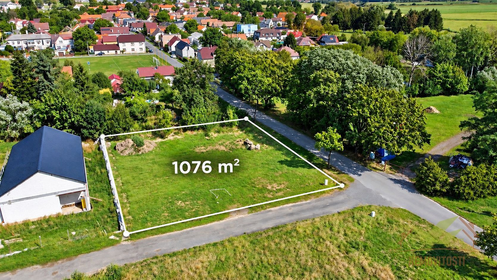 Pozemek pro bydlení, 1 076 m²