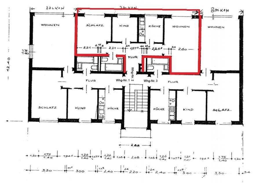 3+1, Bechsteinstraße 2, , Dolní Sasko, 63 m² - 1
