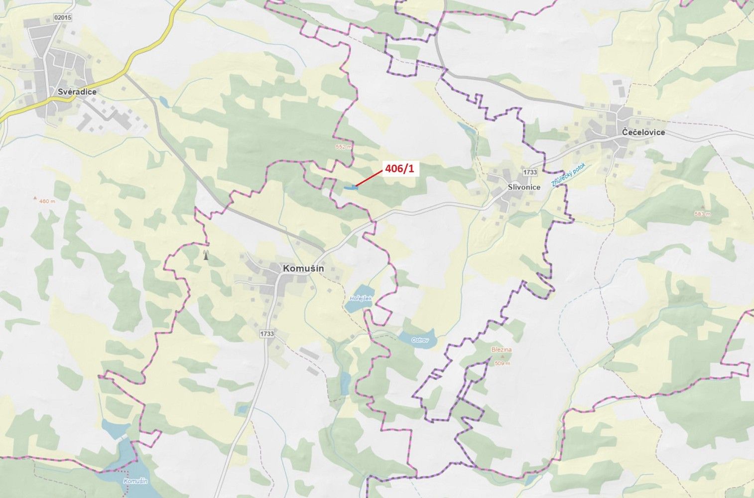 Louka, 1 762 m²