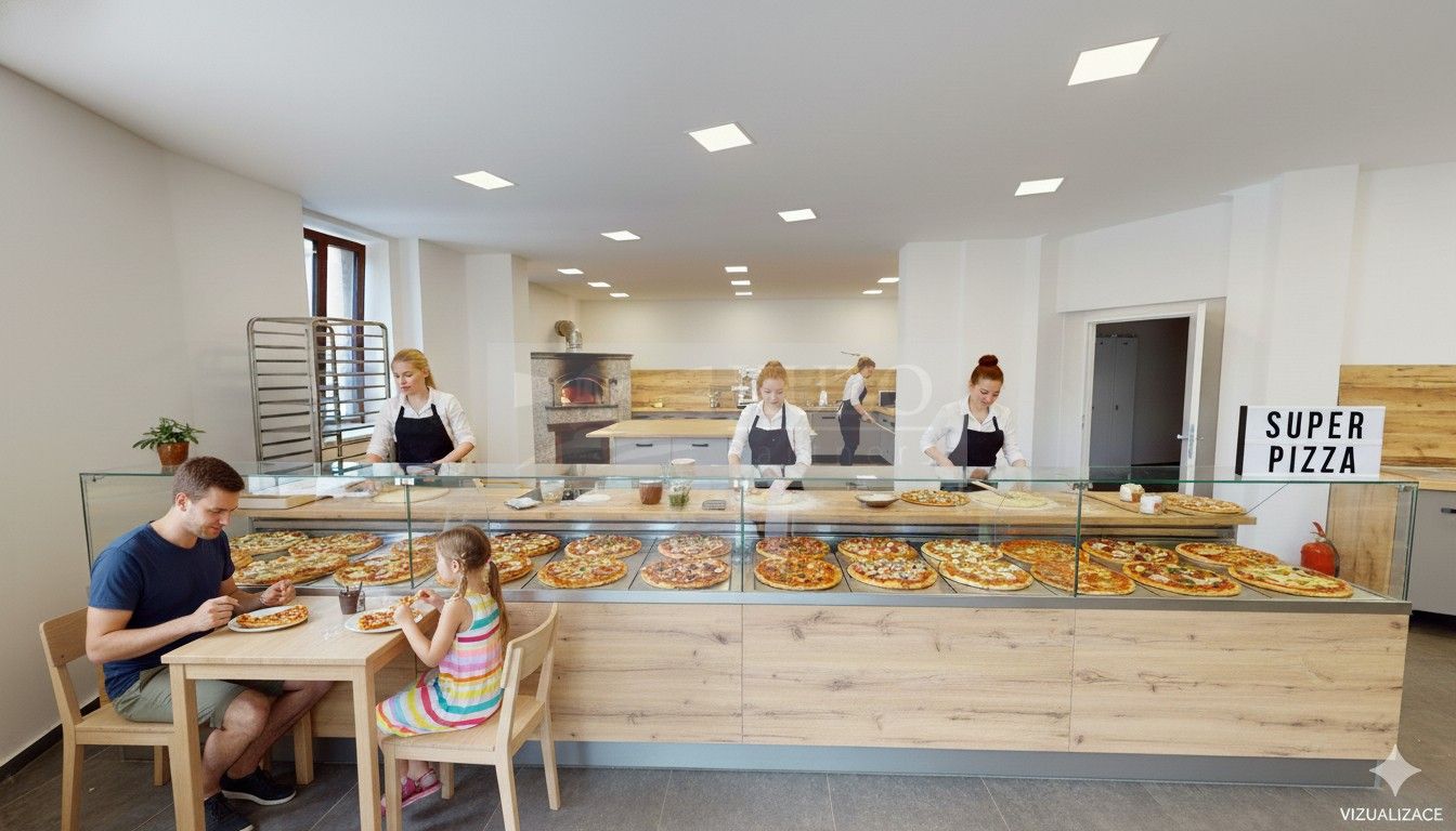 Restaurace, Březnická, Příbram, 144 m²