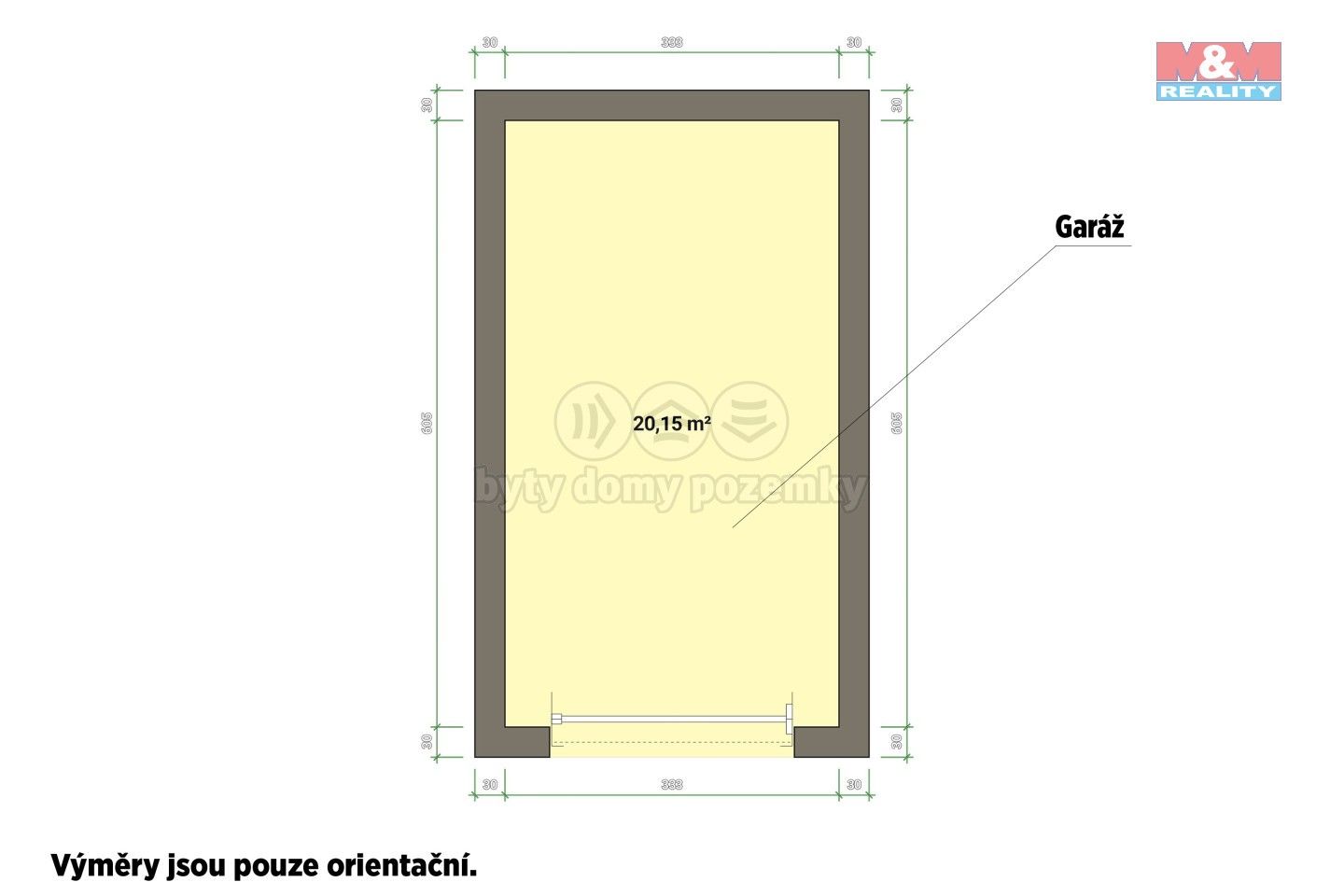 Nemovitost · 21 m² · Cheb - 3