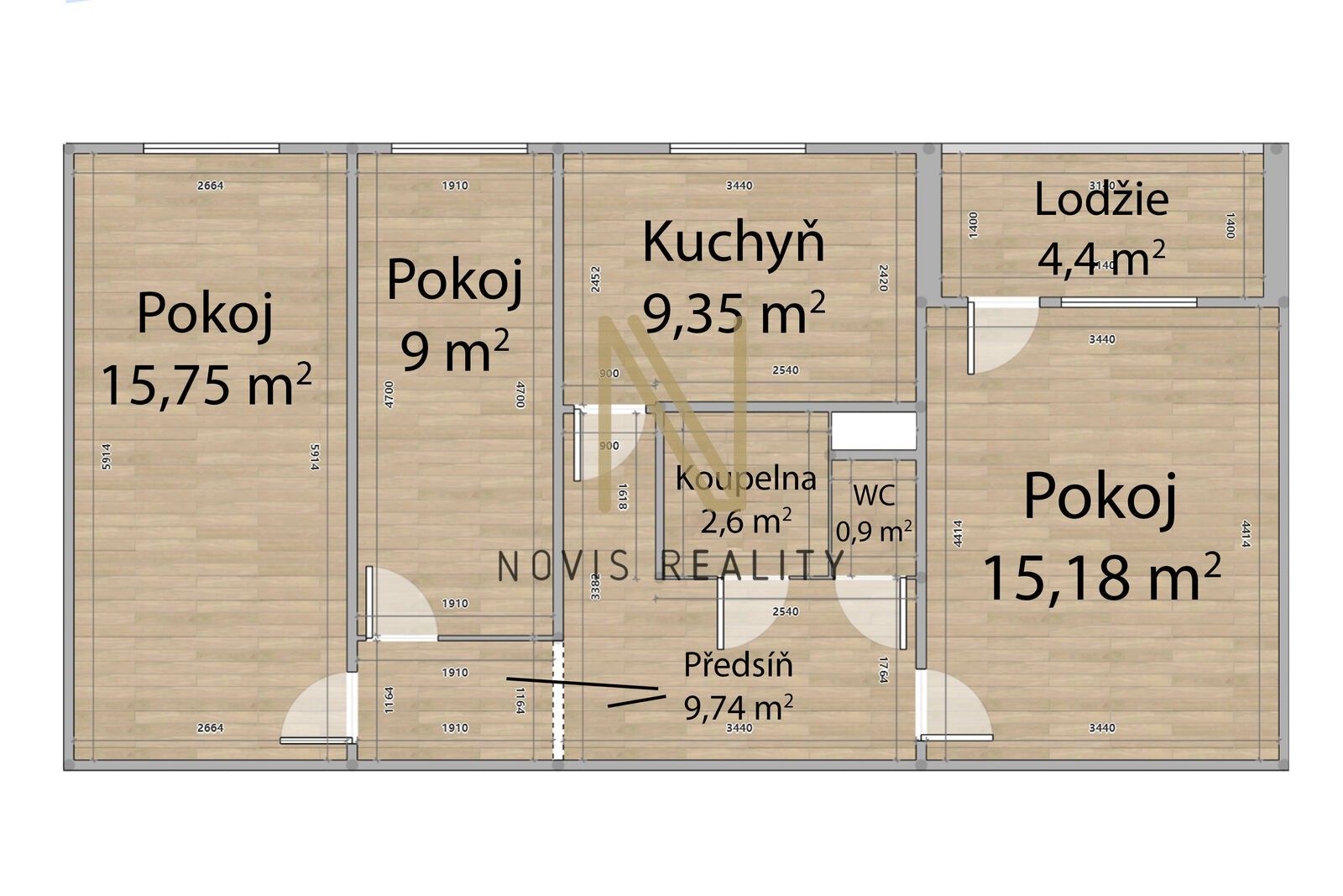 Byt 3+1 · 63 m² · Kralovická, Plzeň Bolevec - 4