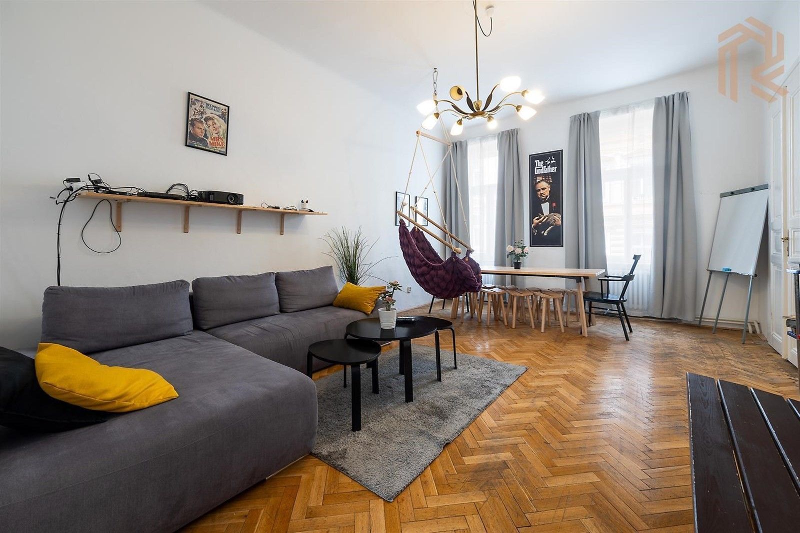 Prodej byt 3+1 - Lublaňská, Vinohrady, Praha, Česko, 101 m²