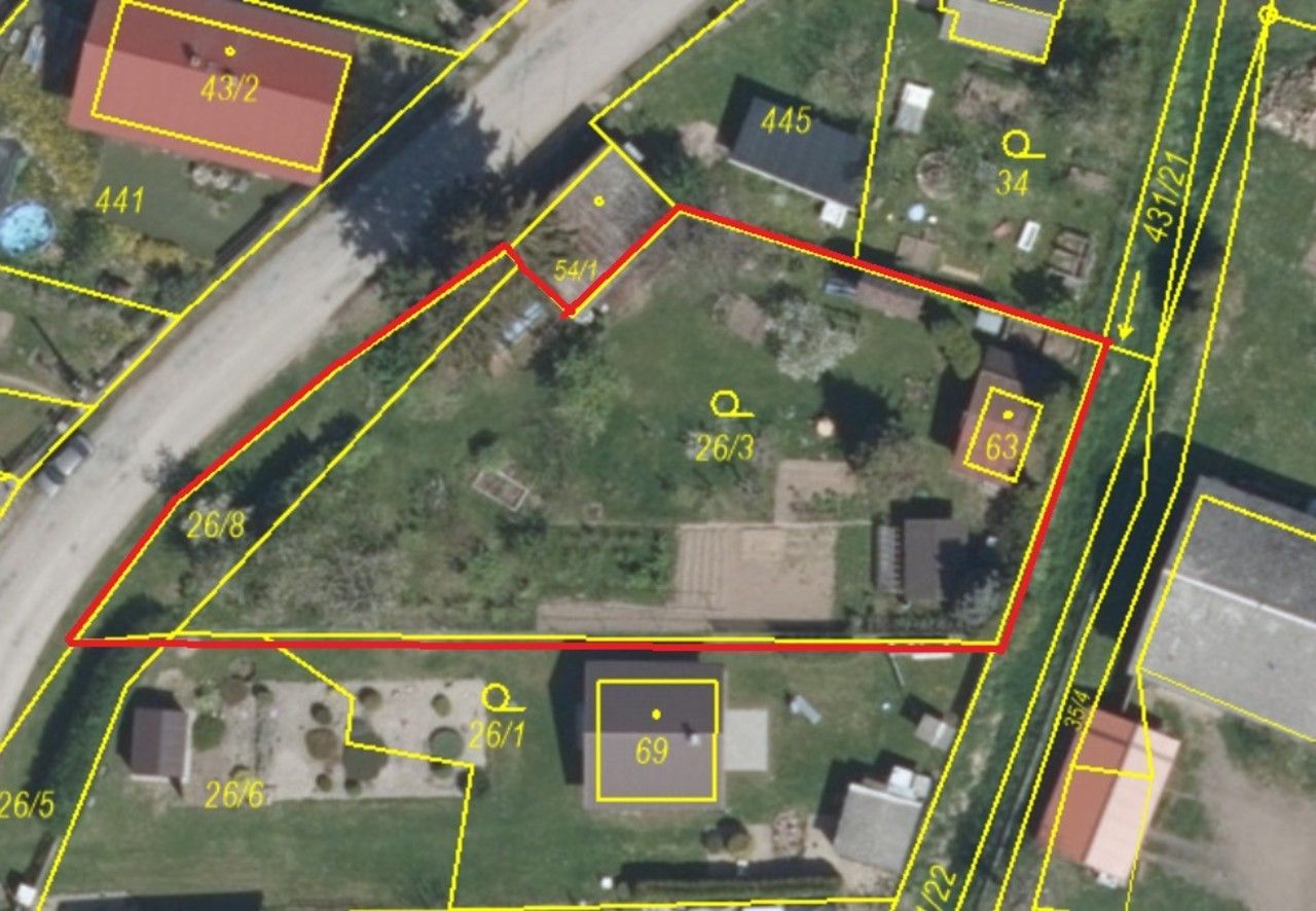 Prodej pozemek pro bydlení - Zaloňov, 1 161 m²