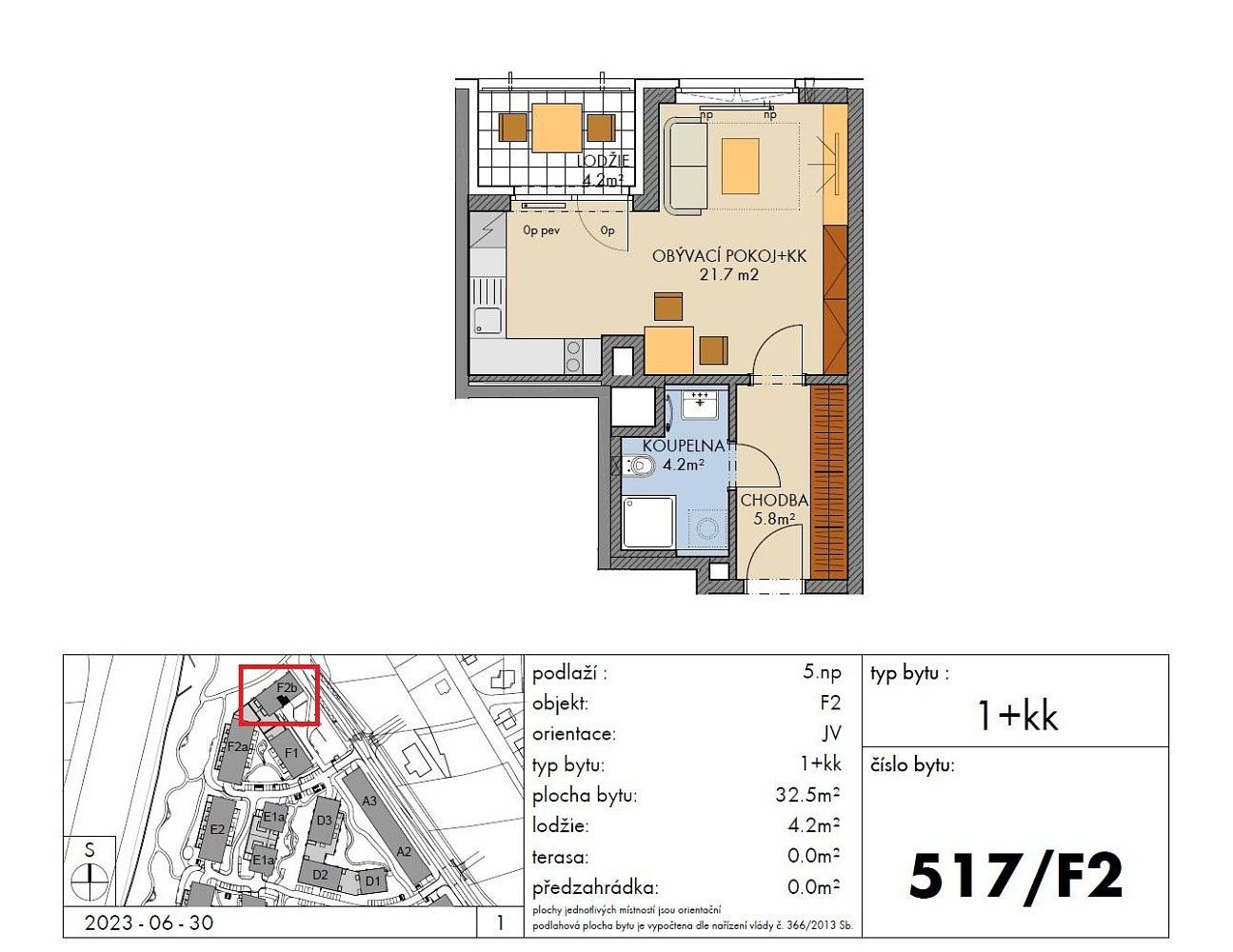 1+kk, Praha - Ruzyně, okres Praha 6, Hlavní město Praha, 33 m² - 2