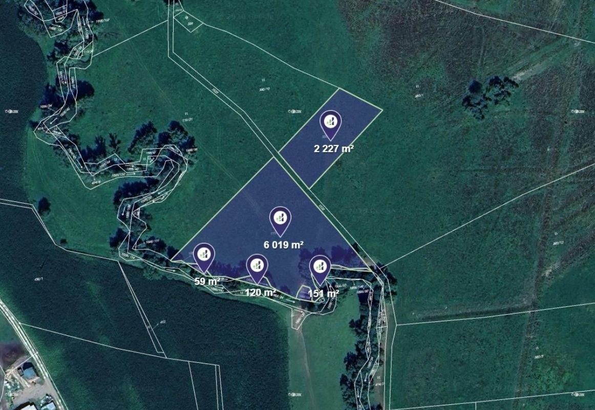 Louka, 1 072 m²