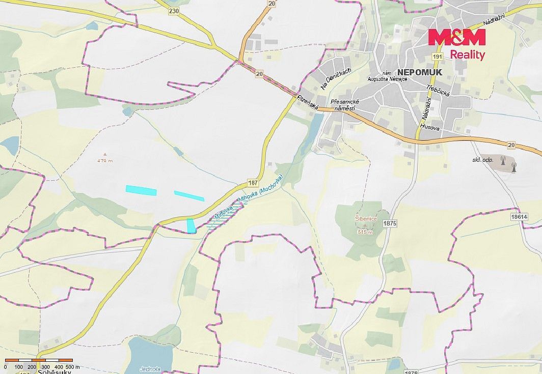 Prodej zemědělský pozemek - Nepomuk, okres Plzeň-jih, Plzeňský kraj - 2