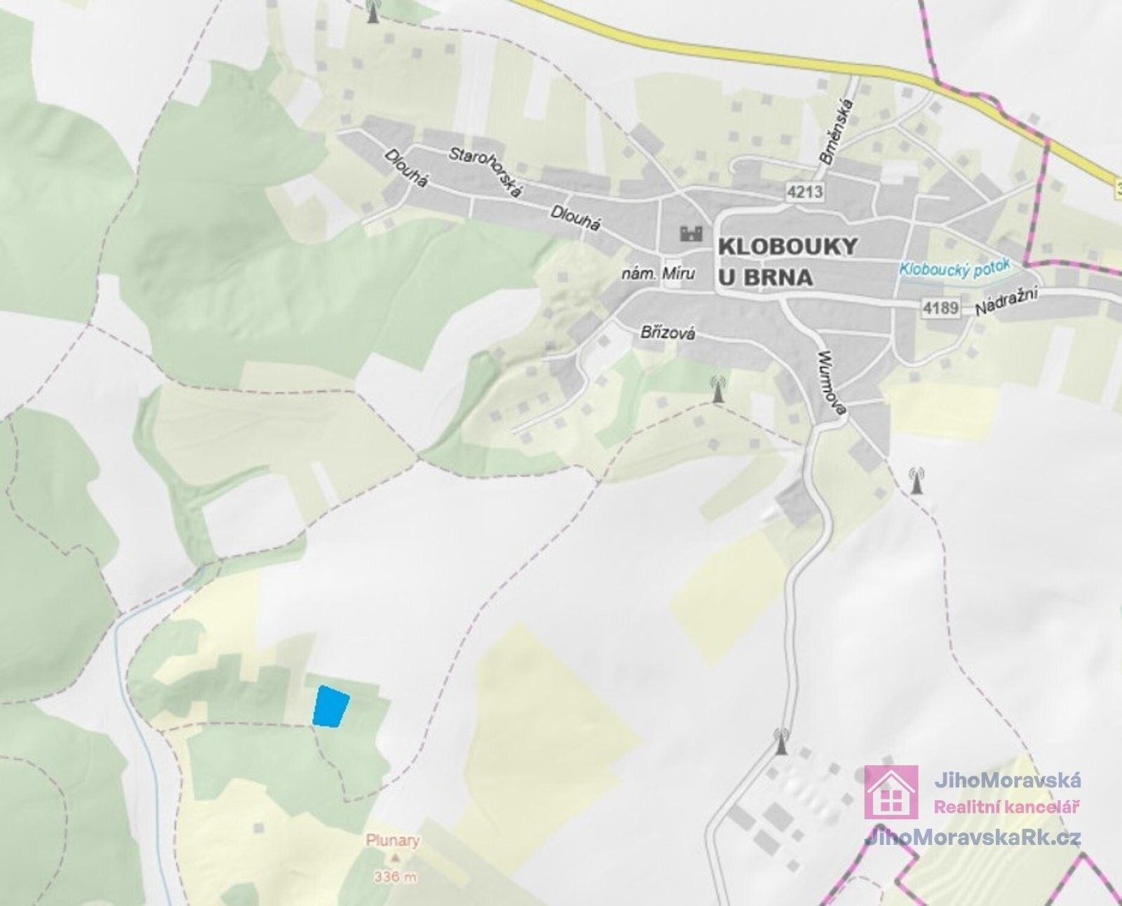 Lesy, Klobouky u Brna, 4 858 m² - 2