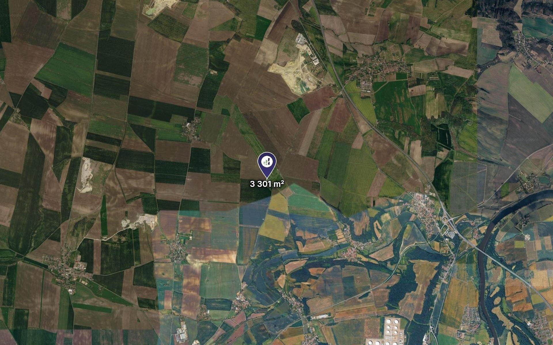 Zemědělské pozemky, Chržín, 3 301 m² - 2
