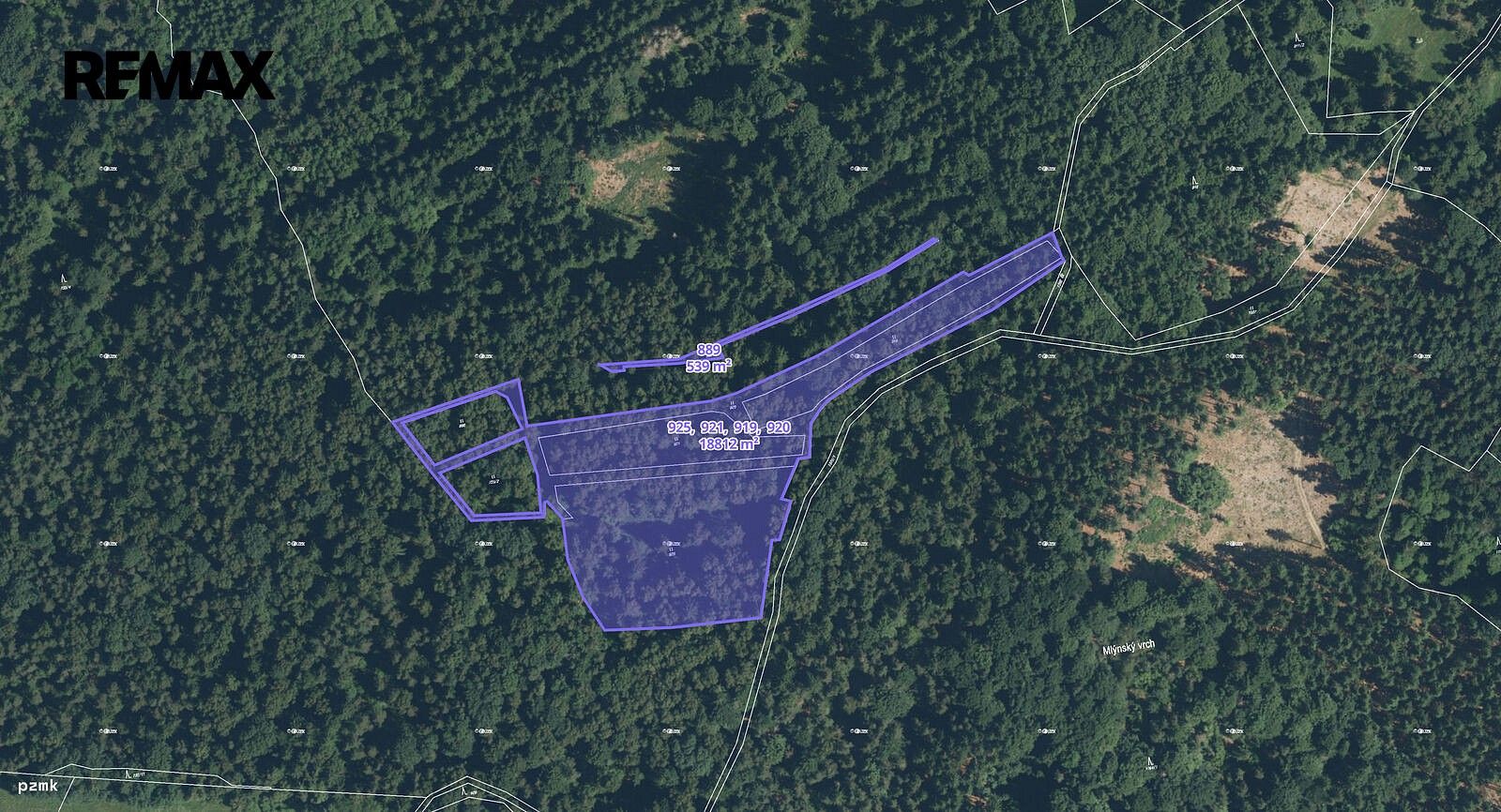 Les, 8 533 m²