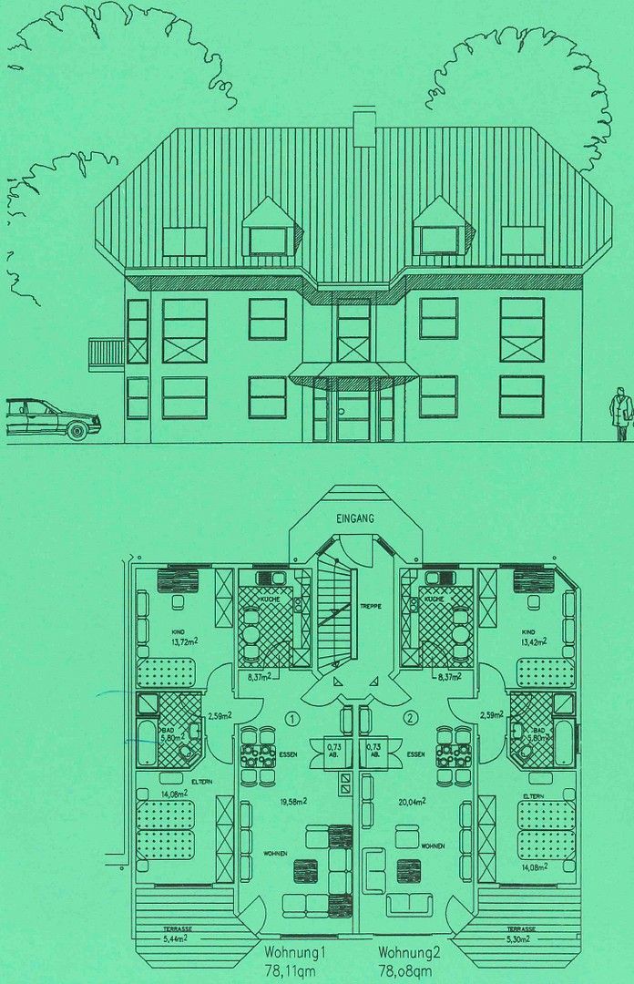 3+1, , Sasko-Anhaltsko, 79 m² - 2