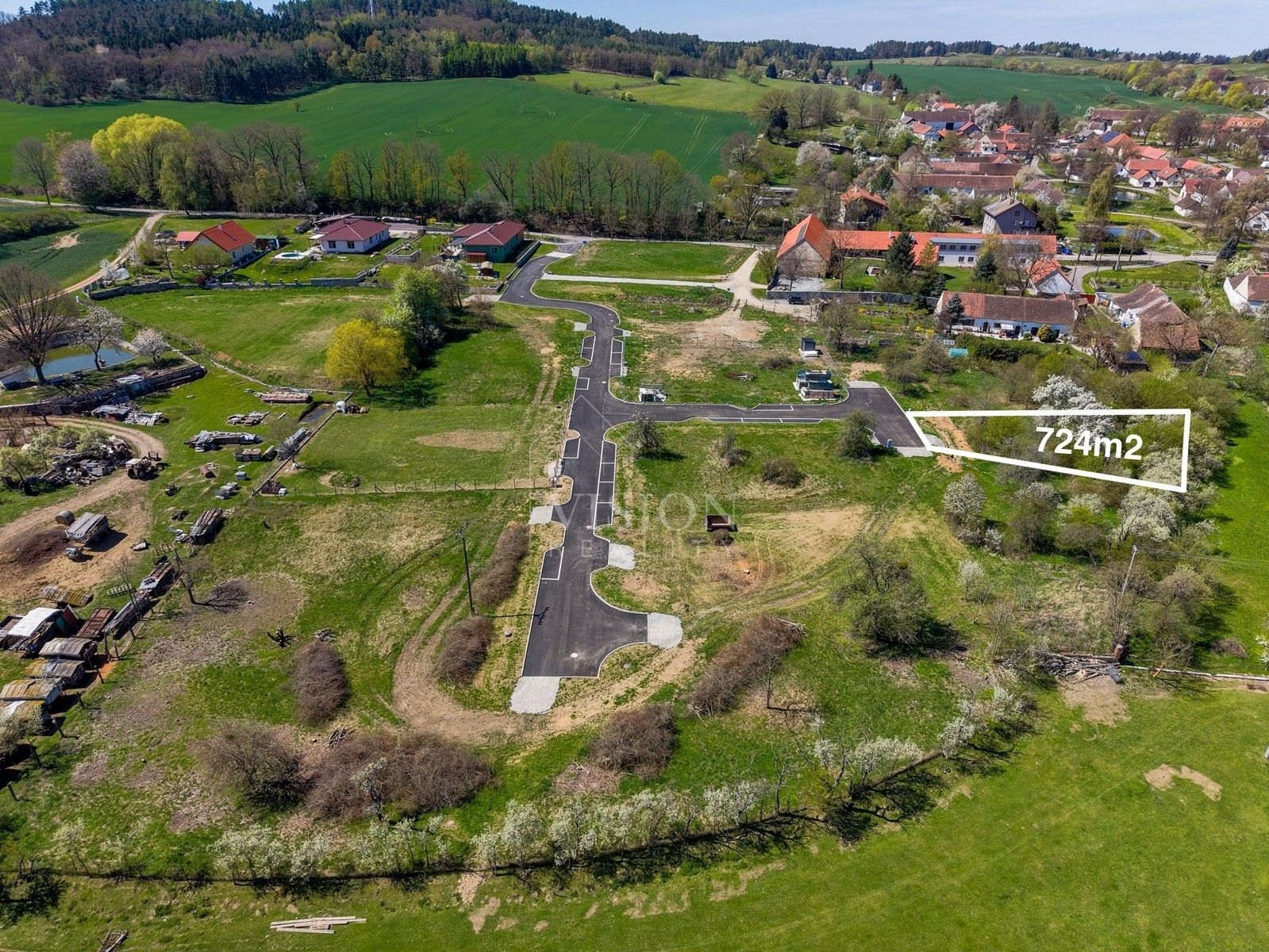 Pozemky pro bydlení, Dobev, 724 m²