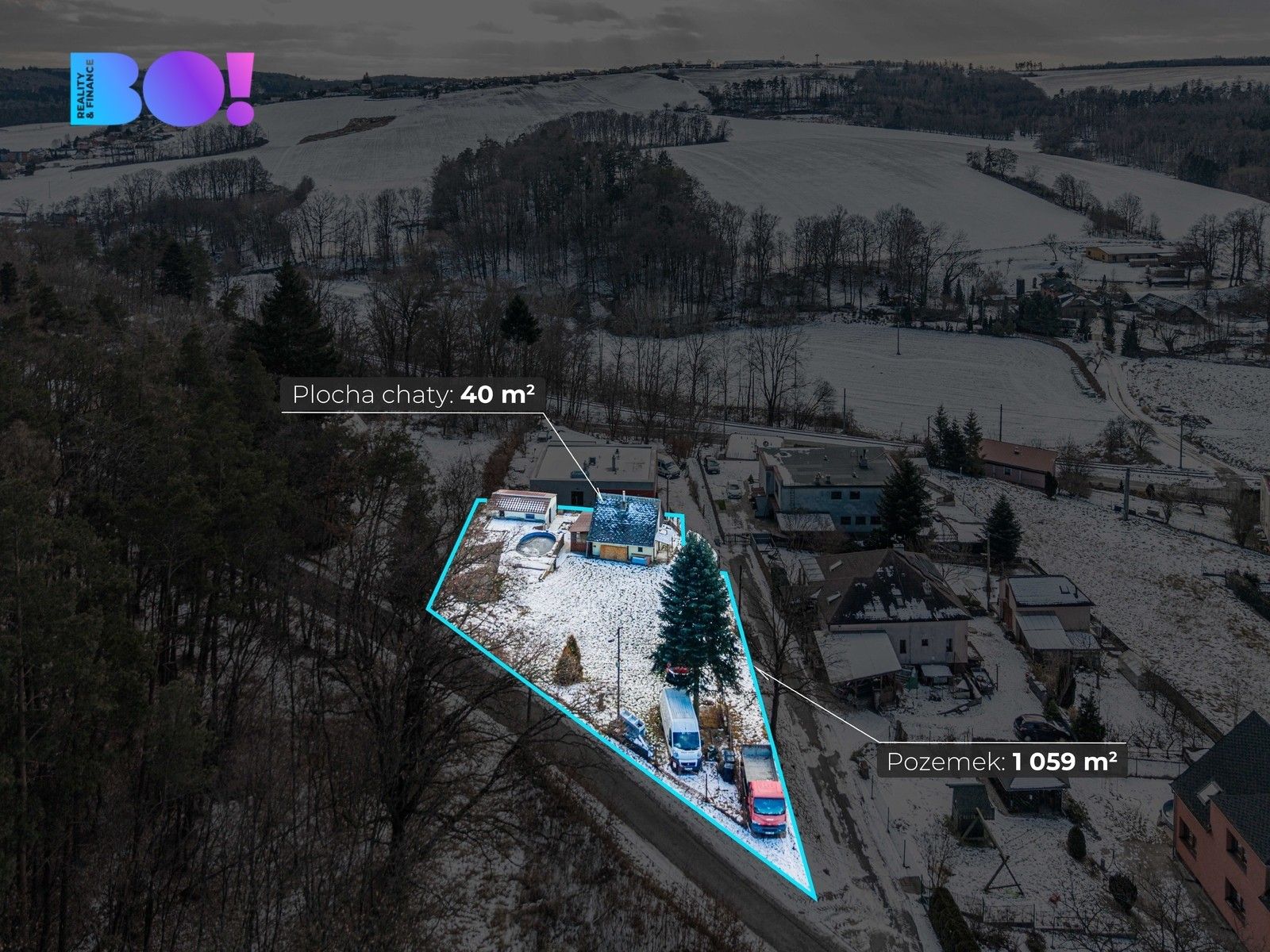 Prodej pozemek pro bydlení - Dolní Lhota, 1 m²