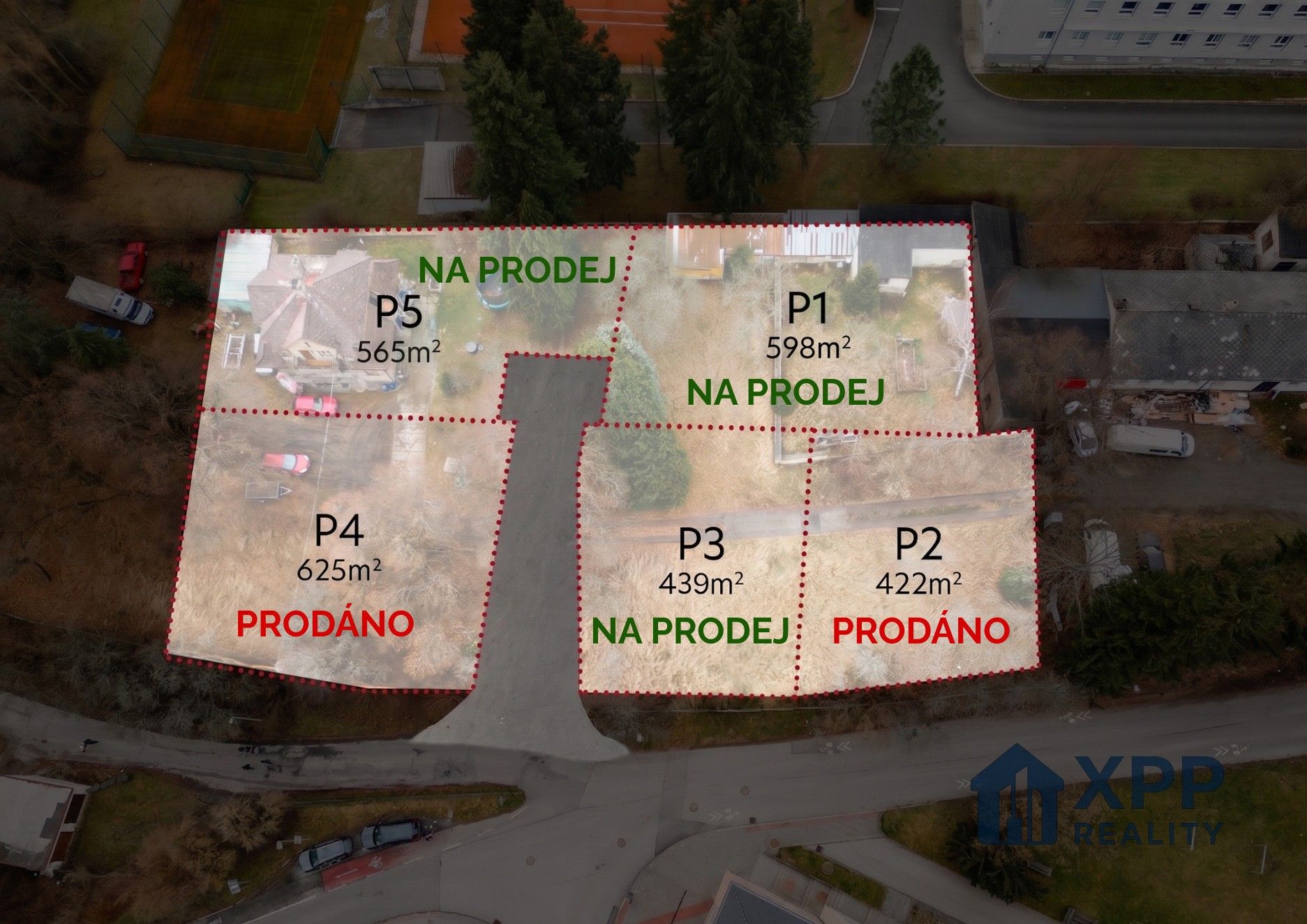 Pozemky pro bydlení, Tábor, 598 m² - 1