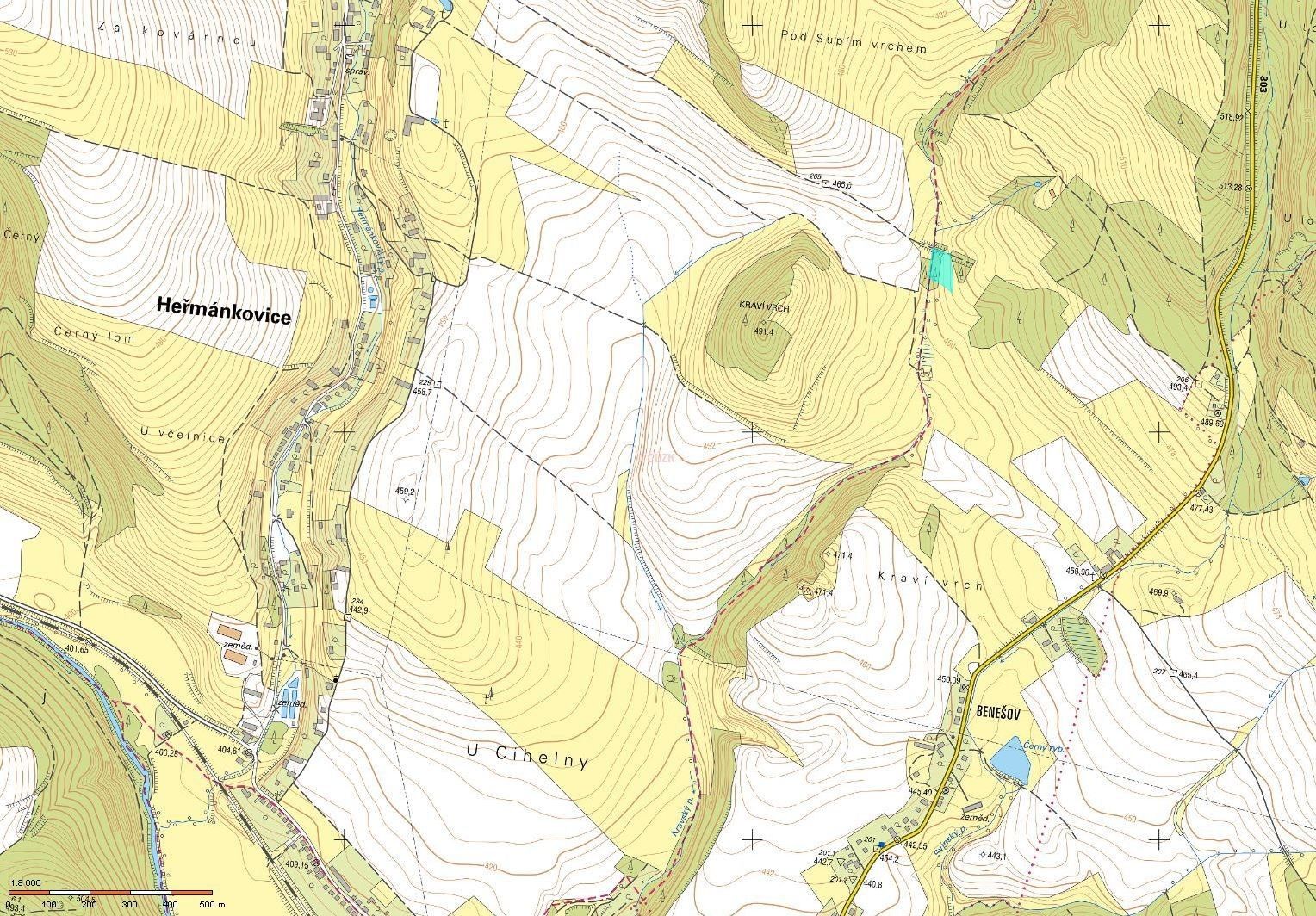 Louka · 4 529 m² · Rožmitál, Broumov - 4