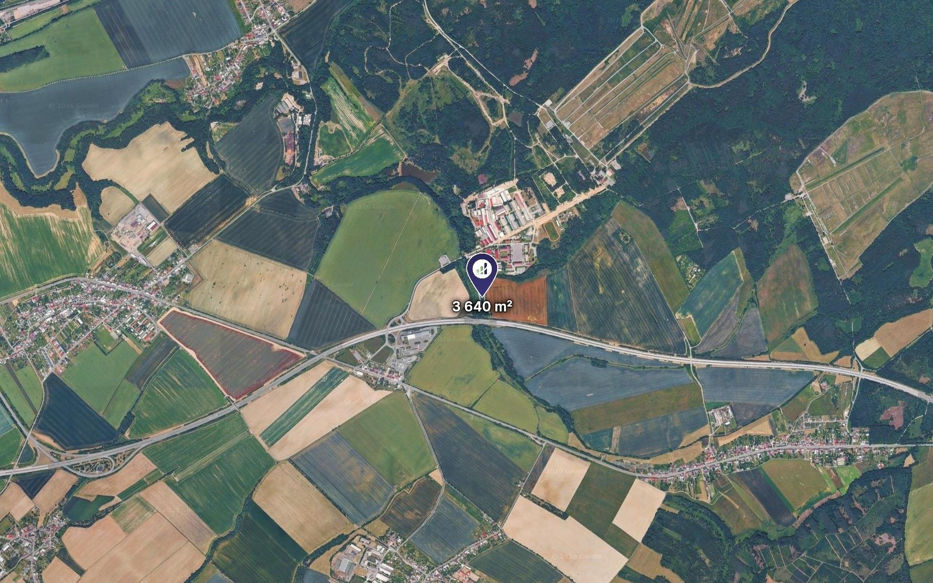 Louky, Daskabát, 3 640 m² - 2