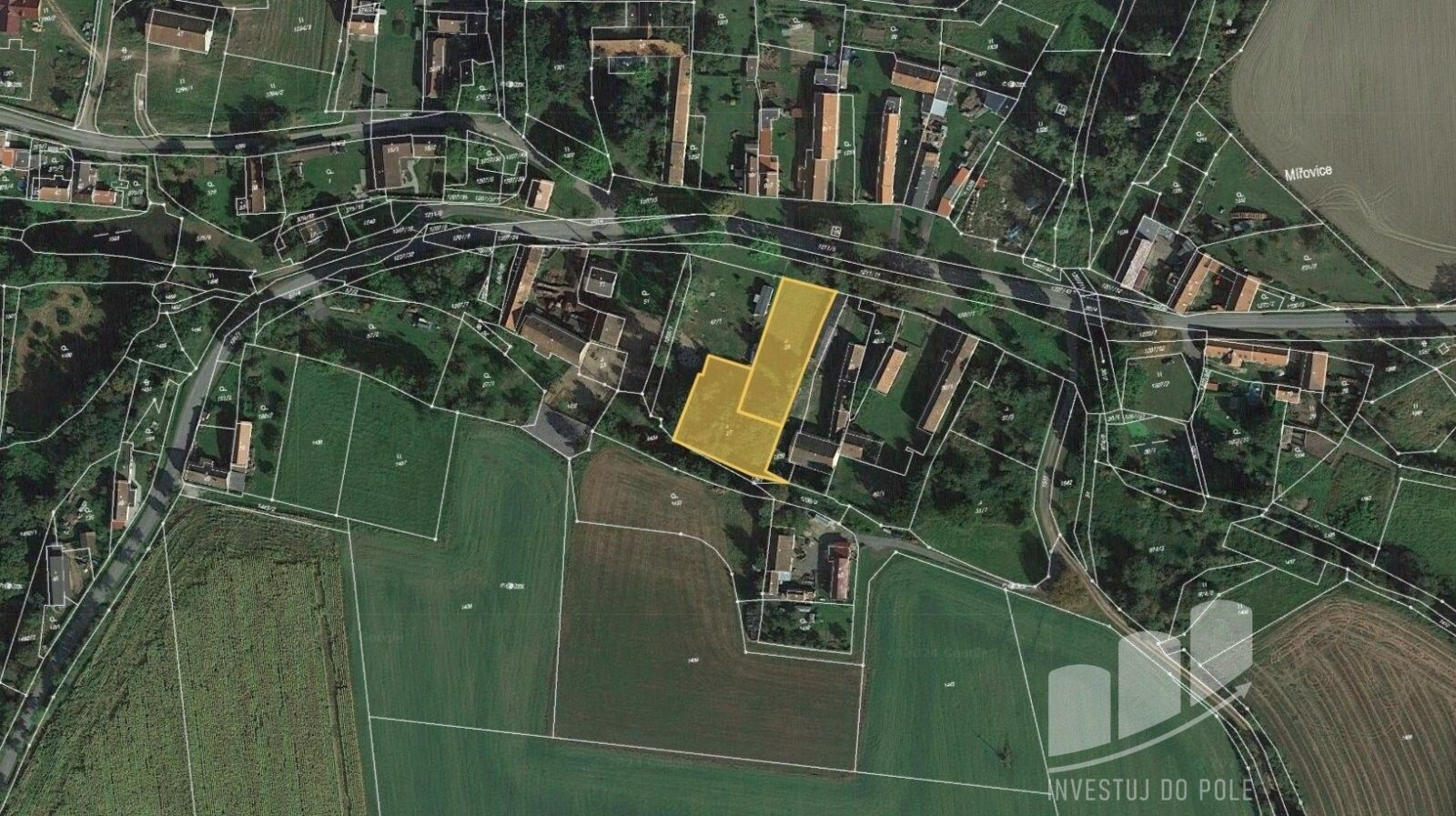 Pozemky pro bydlení, Mířovice, Ves Touškov, 370 m²