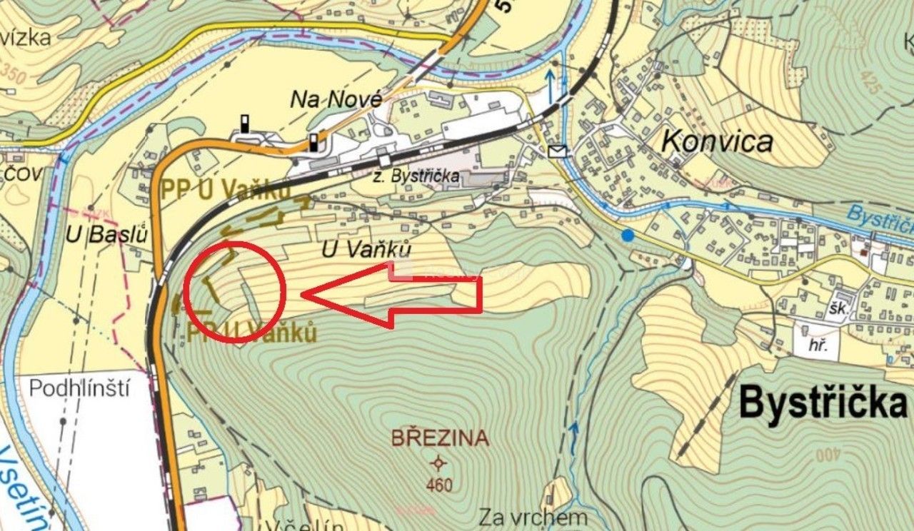 Louky, Bystřička, 11 121 m²