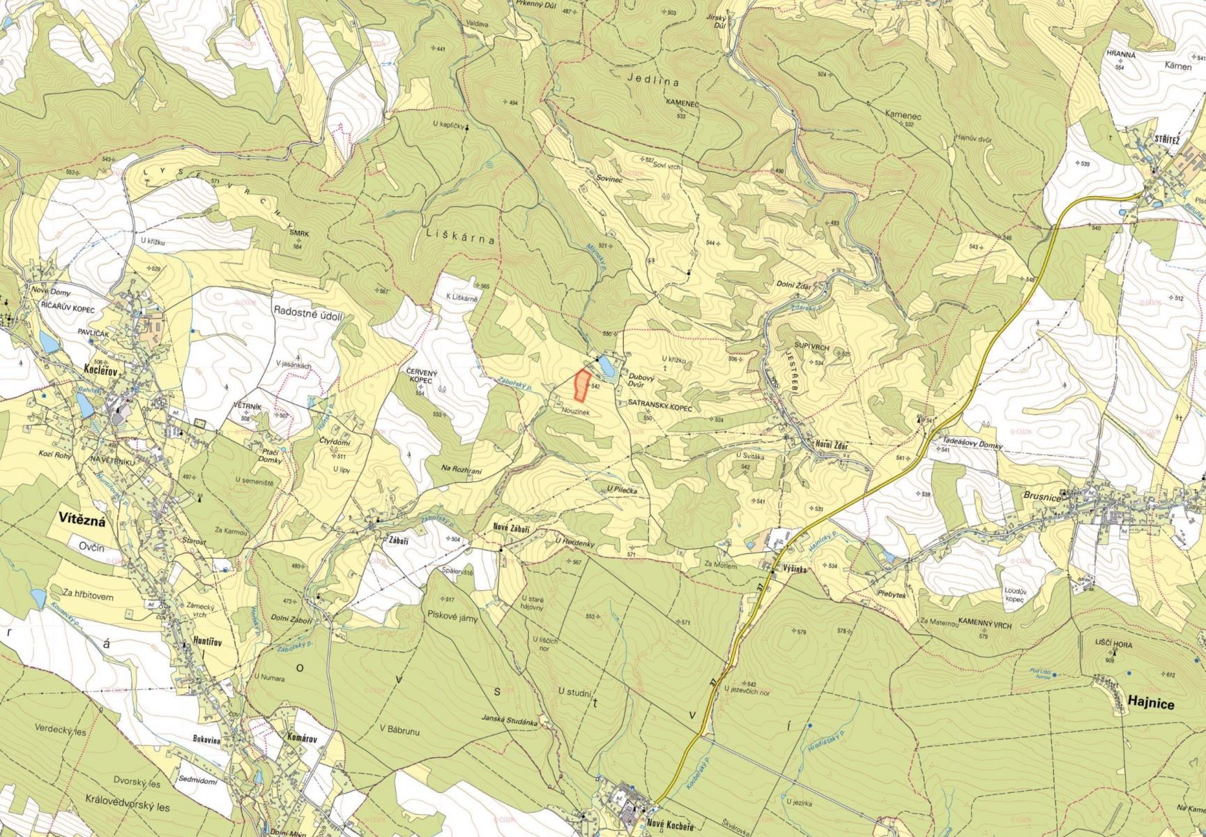 Prodej louka - Horní Žďár, Hajnice