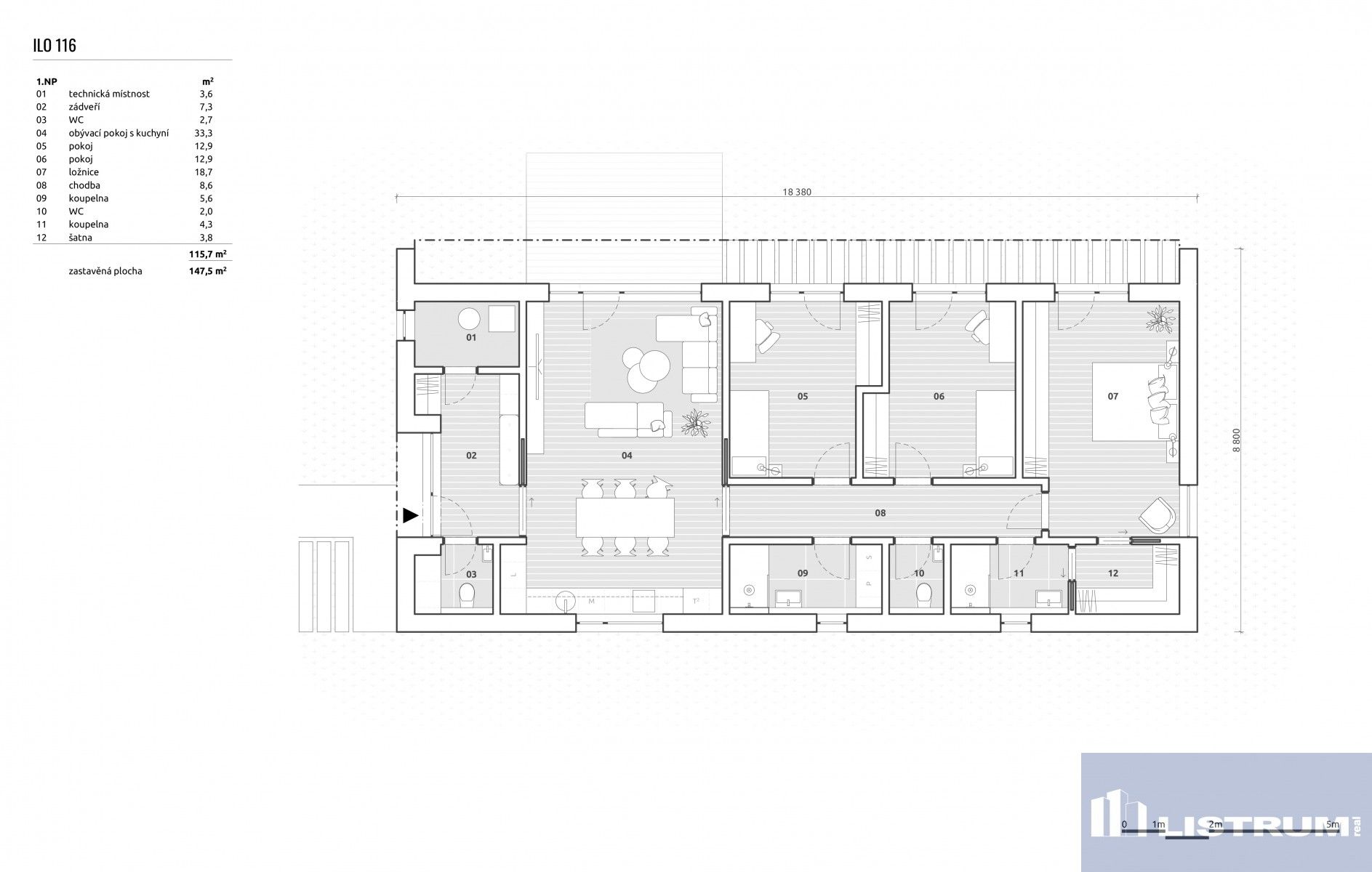 Prodej rodinný dům - Horní Domaslavice, 116 m² - 5