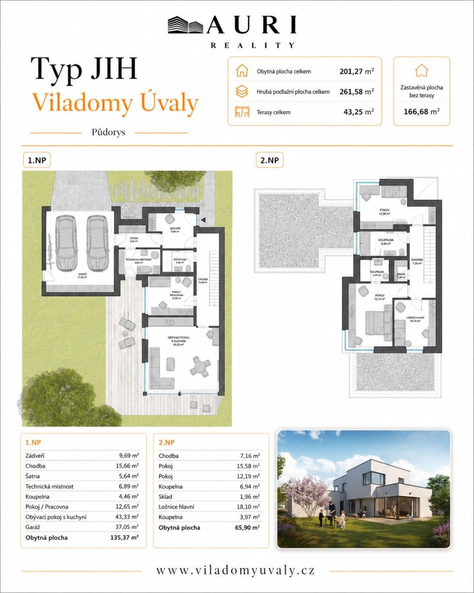 Rodinné domy, Úvaly - Úvaly u Prahy, Středočeský kraj, 261 m² - 2