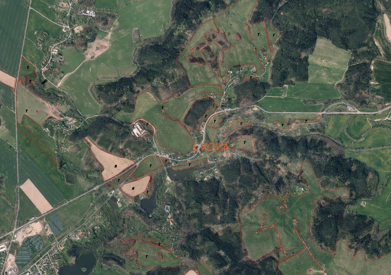 Prodej zemědělský pozemek - Lvová, Jablonné v Podještědí, 692 m²