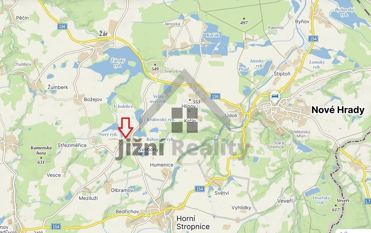Prodej pozemek pro bydlení - Horní Stropnice Svébohy, 1 350 m² - 5