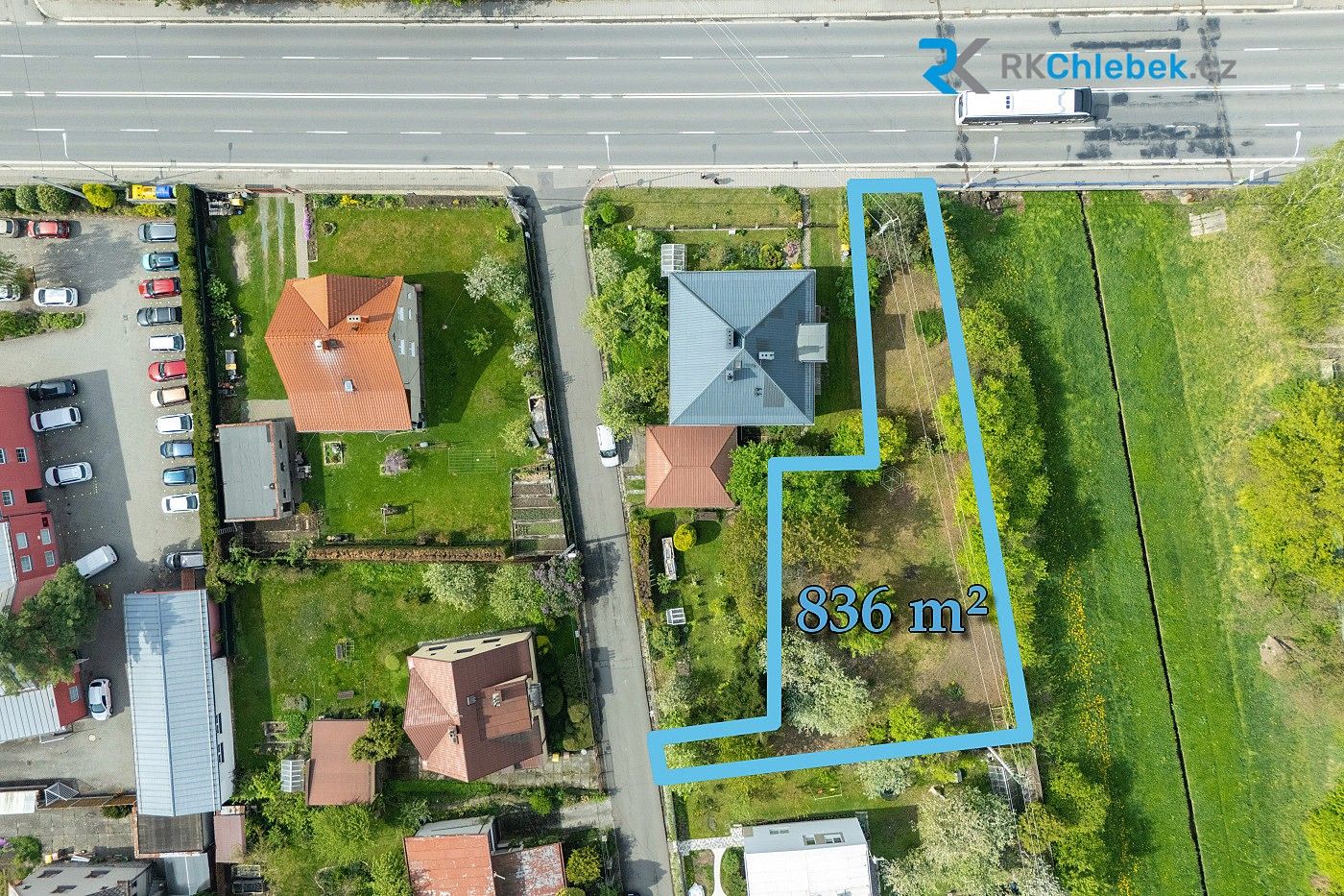 Pozemek pro bydlení, 836 m²